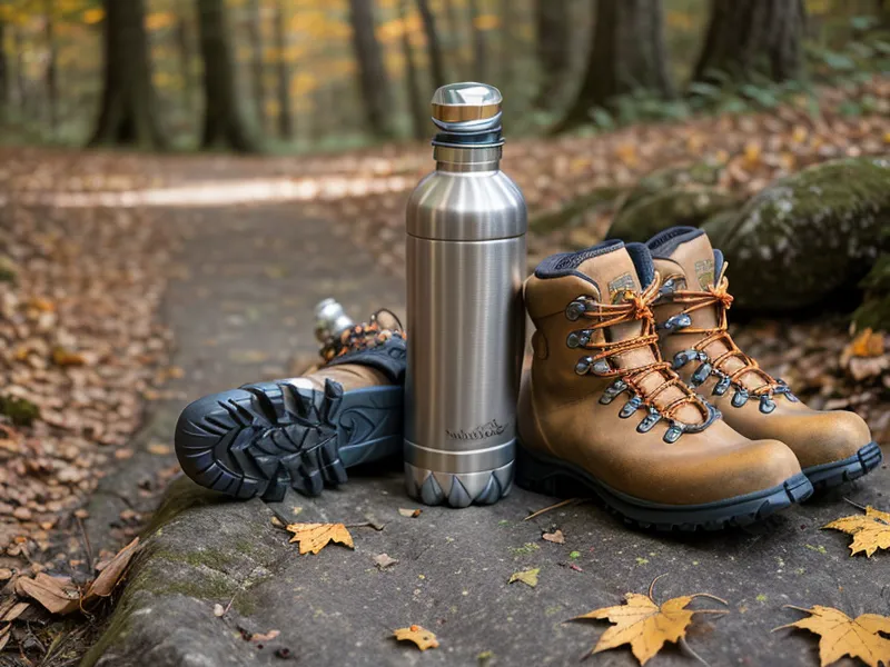 Best knee braces for hiking over 50 — hiker adjusting knee support at the trailhead