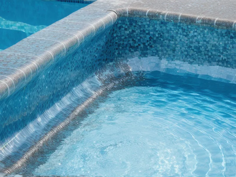 Lap pool used for low-impact cardio to protect hip and knee joint health while hiking