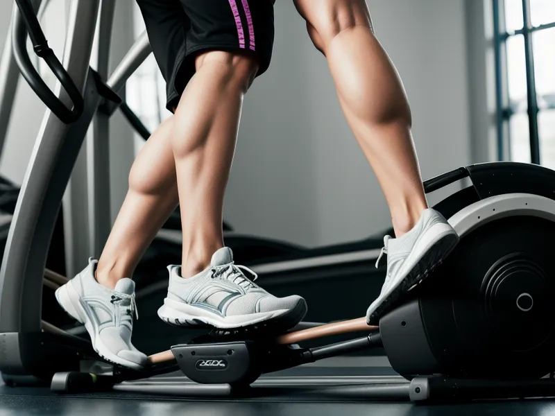 Elliptical incline training session supporting hiking longevity for an active aging hiker