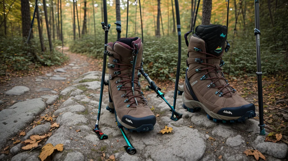 Low-impact hiking after 50 — swapping heavy hiking boots for lighter gear to protect aging hips and knees on the trail