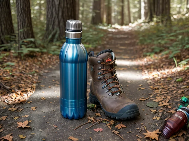 A quiet wooded trail at Noanet Woodlands with soft light, part of a mobility-focused hike after fifty