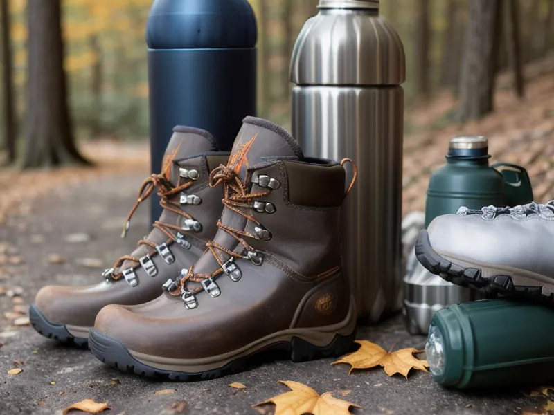 Close-up of a hiker's boot stepping carefully over rocks, testing knee mobility on an uneven trail